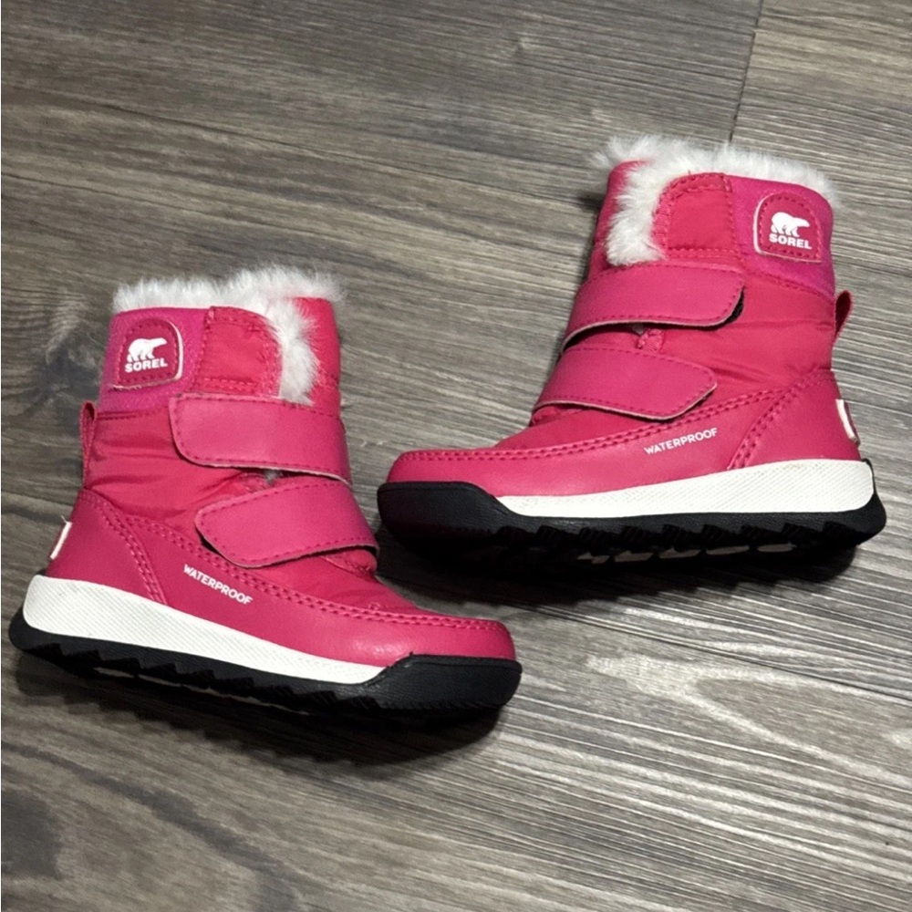 Sorel Whitney Toddler Girl's Slip-on Winter-Snow Boots 6
Cactus Pink EUC Warm